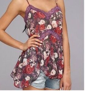 Free People 
Printed Blooms Petal Cami